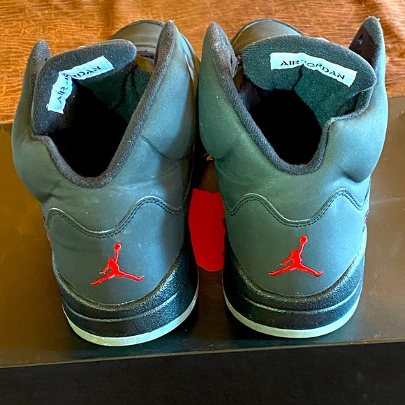 NIKE AIR JORDAN 5 RETRO RAGING BULL BLACK OG sz12 main image 10